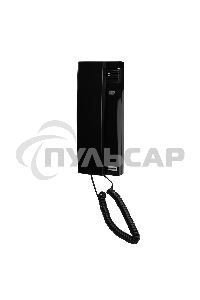 Трубка домофона с индикатором и регулировкой звука RX-320, черная Rexant