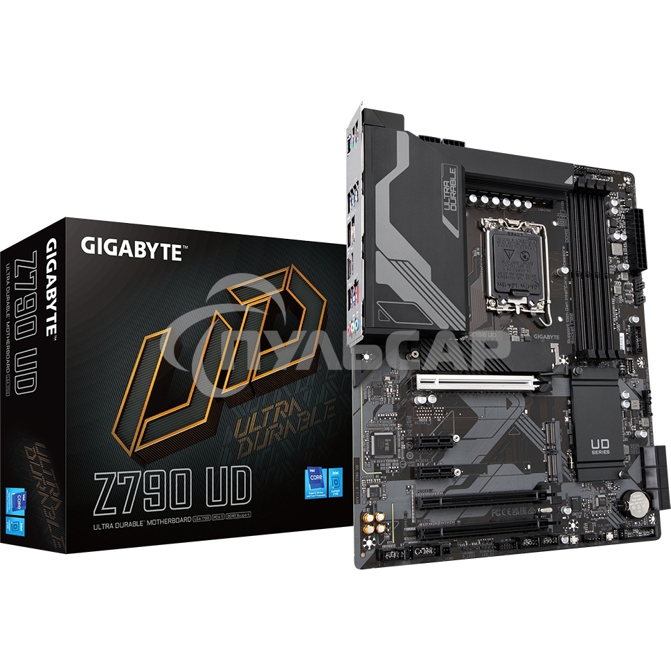 Материнская плата Gigabyte Z790 UD, LGA 1700, Intel Z790, 4xDDR5, 6xSATA, 3xM.2, 1xPCI-E 5.0 x16, 1xPCI-E 4.0 x4, 1xPCI-E 3.0 x1, 1xHDMI, 1xDP, 1x 2.5Gb LAN, 4xUSB-A 2.0, 4xUSB-A 3.2 Gen 1, 1xUSB-A 3.2 Gen 2, 1xUSB-C 3.2 Gen 2x2, 7.1, ATX