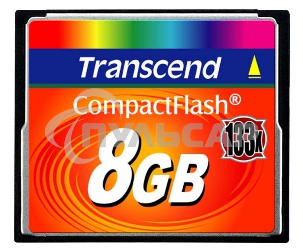 Флеш карта CF 8Gb Transcend TS8GCF133 w/o adapter