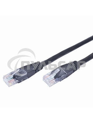 Патч-корд FTP Cablexpert кат.6, 1м, литой, многожильный черный
