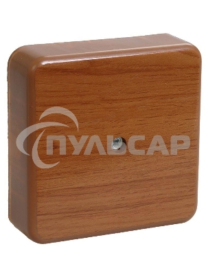 Коробка распаячная ОП 75х75х20 IP20 КМ41212-05 (6 клем. 6кв.мм) дуб ИЭК UKO10-075-075-020-K24