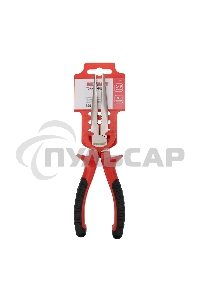 Тонкогубцы Rexant 200 мм никелированные, двухкомпонентные рукоятки