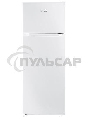 Холодильник Hyundai CT2551WT белый двухкамерный 166/40л морозилка сверху