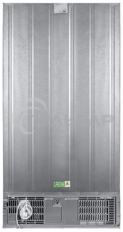 Холодильник Maunfeld MFF177NFW белый глянец двухкамерный 263/170л морозилка сбоку, No Frost, Side by Side