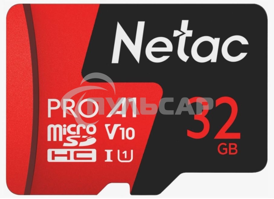 Флеш карта MicroSD card Netac P500 Extreme Pro 32Gb, retail version w/o SD adapter