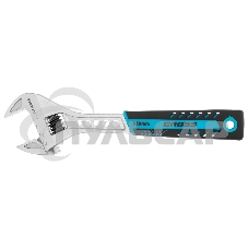 Ключ разводной, 250 мм,CrV, двухкомпонентная ручка GROSS 15562