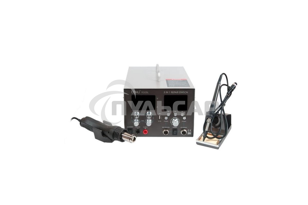 Паяльная станция BAKU ba-9305L ремонтная термовоздушная, 4 в 1