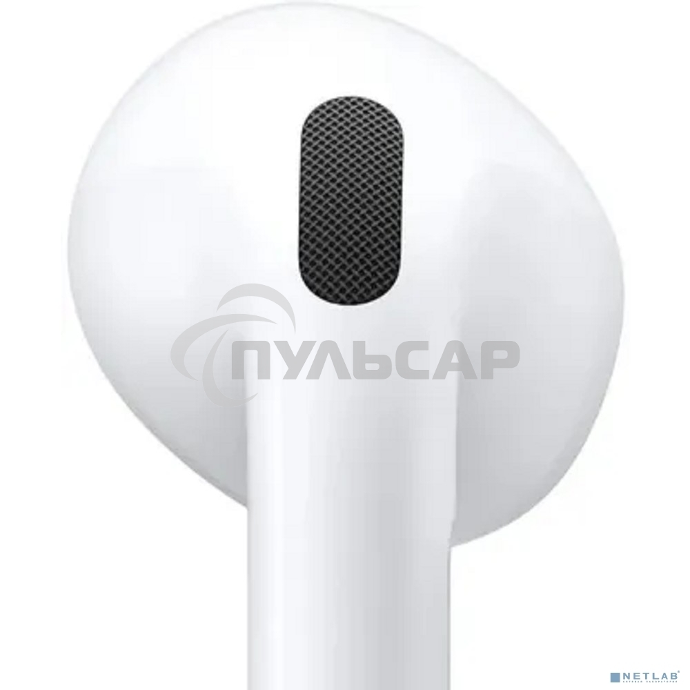 Гарнитура вкладыши Apple A3050 A3053 A3058 AirPods 4 белый беспроводные bluetooth в ушной раковине
