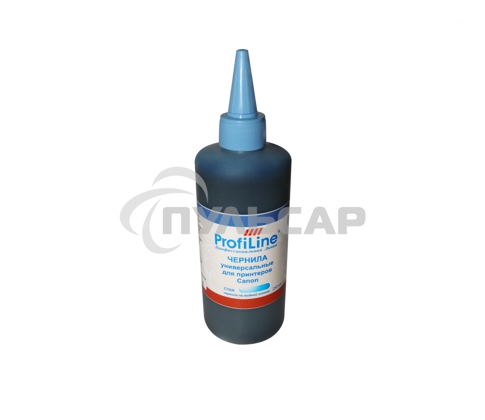 Чернила для принтеров Canon универсальные Cyan 250 мл водн ProfiLine
