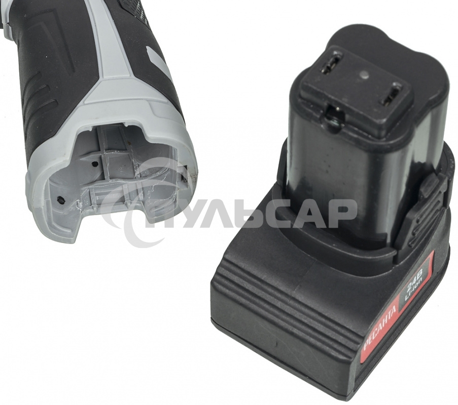 Дрель-шуруповерт Ресанта ДА-24-2ЛК 75/14/7, Аккумуляторная, 24В, 2 АКБ, Кейс