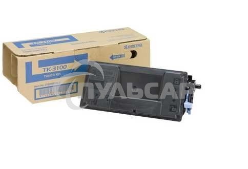 Картридж лазерный Kyocera TK-3100 (1T02MS0NL0) черный для FS-2100D/2100DN/M3040dn/M3540dn 12500 стр.