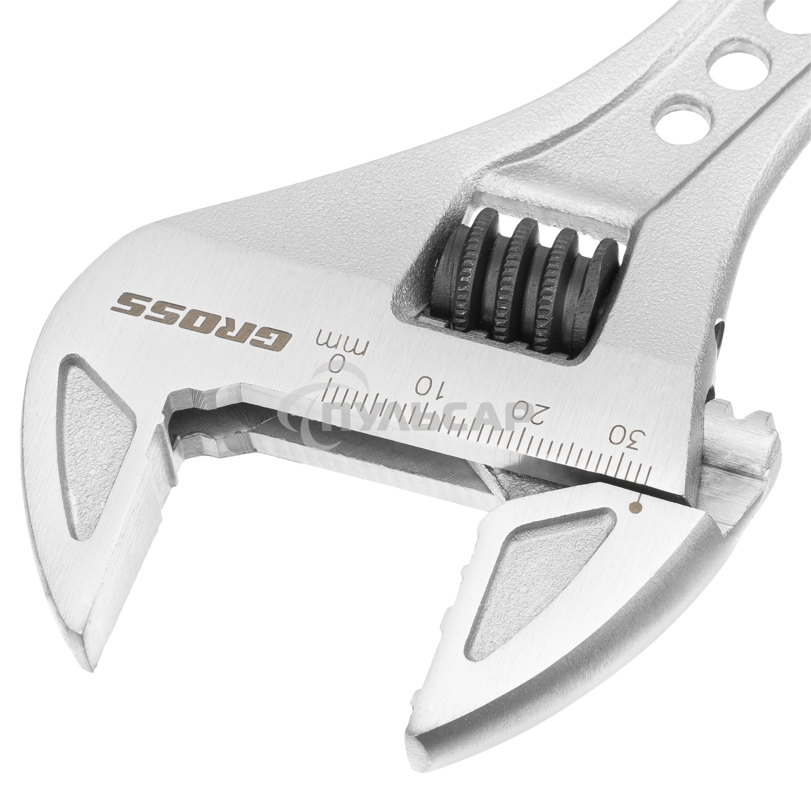 Ключ разводной, 250 мм,CrV, двухкомпонентная ручка GROSS 15562