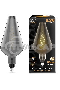 Лампа cветодиодная LED Filament Vase E27 8.5W Gray 165lm 1800K 1/2 180802005 Gauss
