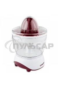 Соковыжималка цитрусовая Scarlett SC-JE50C06 25Вт рез.сок.:700мл. белый/коричневый