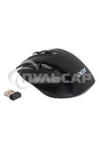 Мышь беспроводная Acer OMR140 черный, 1600 dpi, радиоканал, USB, кнопки - 6