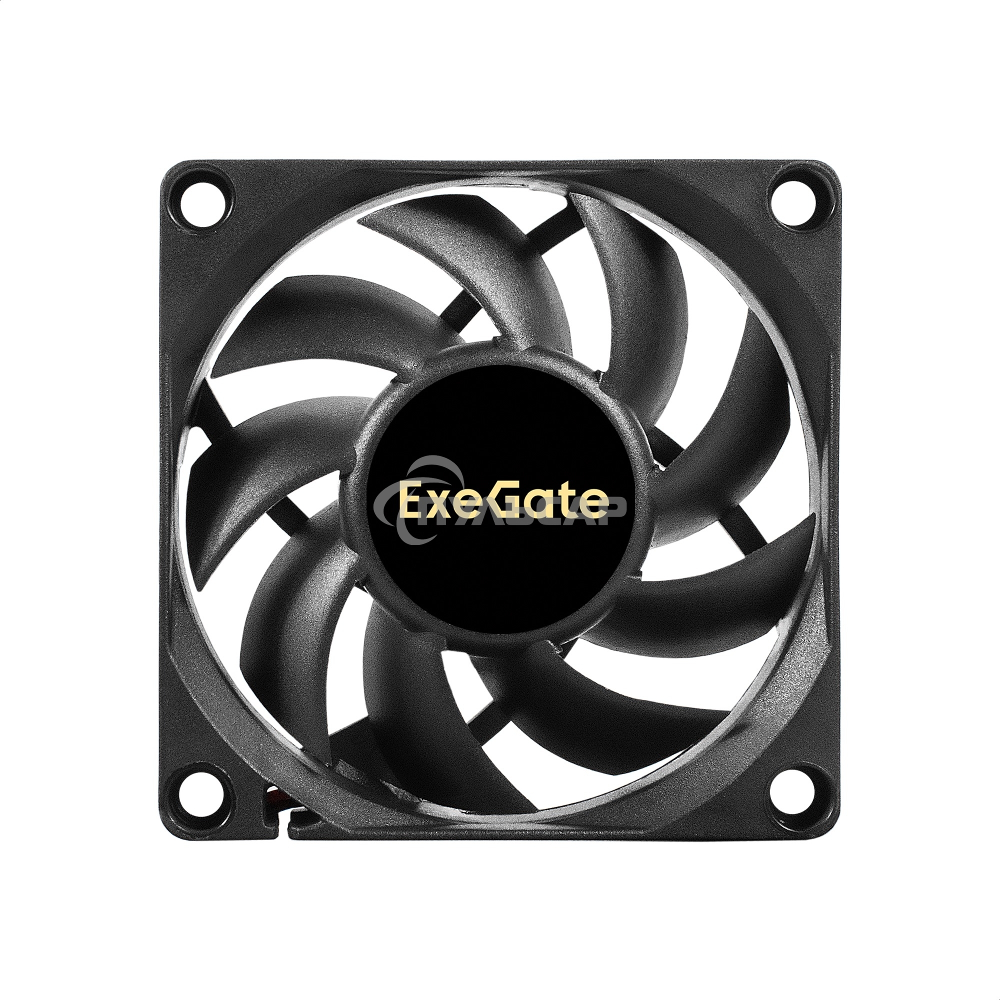 Вентилятор для корпуса ExeGate EX07015B3P черный, 70 мм, 3000 об/мин, 27 дБ, 3 pin