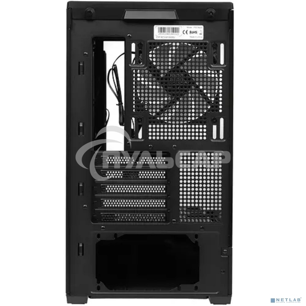 Компьютерный корпус ZALMAN P30 V2, MATX, черный, WINDOW, 2x3.5