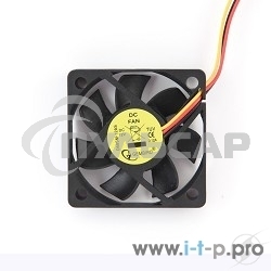 Вентилятор для корпуса Gembird D50SM-12AS черный, 50 мм, 4500 об/мин, 24 дБ, 3 pin