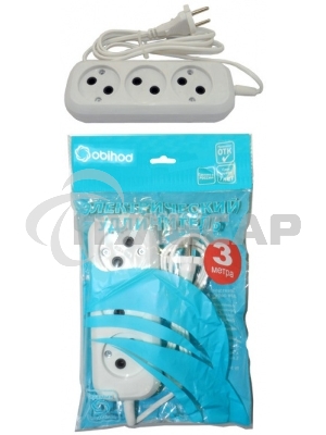 Удлинитель ОБИХОД РС-3 ( ШВВП ) 3*3 м (60) 150-503