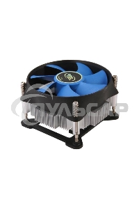 Кулер для процессора DEEPCOOL THETA 15 PWM черный/синий, 100 мм, алюминий, 2800 об/мин, 36 дБ, 4 pin, 95 Вт, 46 мм