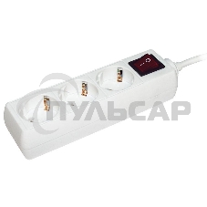 Удлинитель ИЭК WYP10-16-03-03-ZK-N 3х3м с заземл. 16А IP20 У03К с выкл. ПВС 3х1