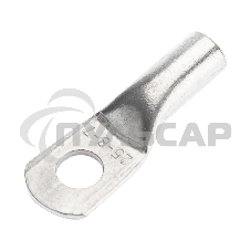 Наконечник медный луженый ТМЛ 25–8–7 (25мм² - Ø8мм) ГОСТ 7386-80 (в упак. 100 шт.) Rexant