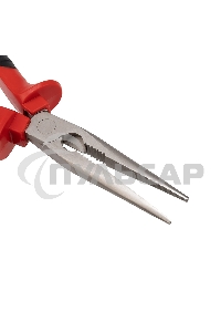 Тонкогубцы Rexant 200 мм никелированные, двухкомпонентные рукоятки