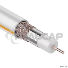 Кабель коаксиальный PROconnect SAT 703 B, Cu/Al/Cu, 64%, 75 Ом, бухта 100 м, белый