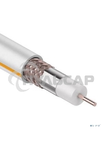 Кабель коаксиальный PROconnect SAT 703 B, Cu/Al/Cu, 64%, 75 Ом, бухта 100 м, белый