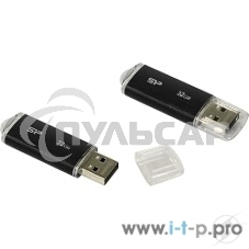 Флешка USB 32 Gb Silicon Power Ultima U02 (SP032 GbUF2U02V1K), USB 2.0, черный