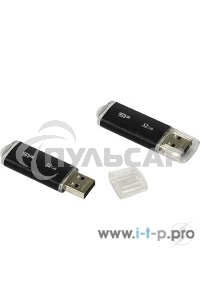 Флешка USB 32 Gb Silicon Power Ultima U02 (SP032 GbUF2U02V1K), USB 2.0, черный