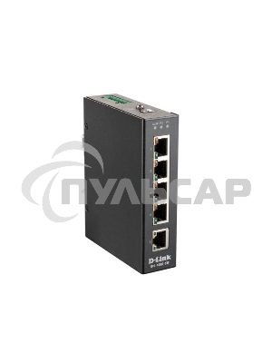 Промышленный неуправляемый коммутатор D-Link DIS-100E-5W/A1A с 5 портами 10/100Base-TX, функцией энергосбережения и поддержкой QoS