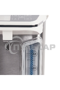 Термопот Mystery MTP-2442 4.5л. 700Вт серебристый/белый