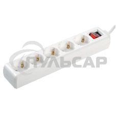 Удлинитель WYP10-16-05-05-ZK-N У05К-выкл. 5 мест 2 Р + P Е /5метров 3х1мм2 16А/250 IEK