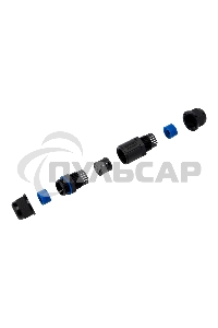 Кабельный коннектор I-образный (3PIN 0,5-1,5мм2) IP68 Rexant