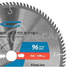 Пильный диск по дереву ф305 х 30 мм, 96 зубьев Gross