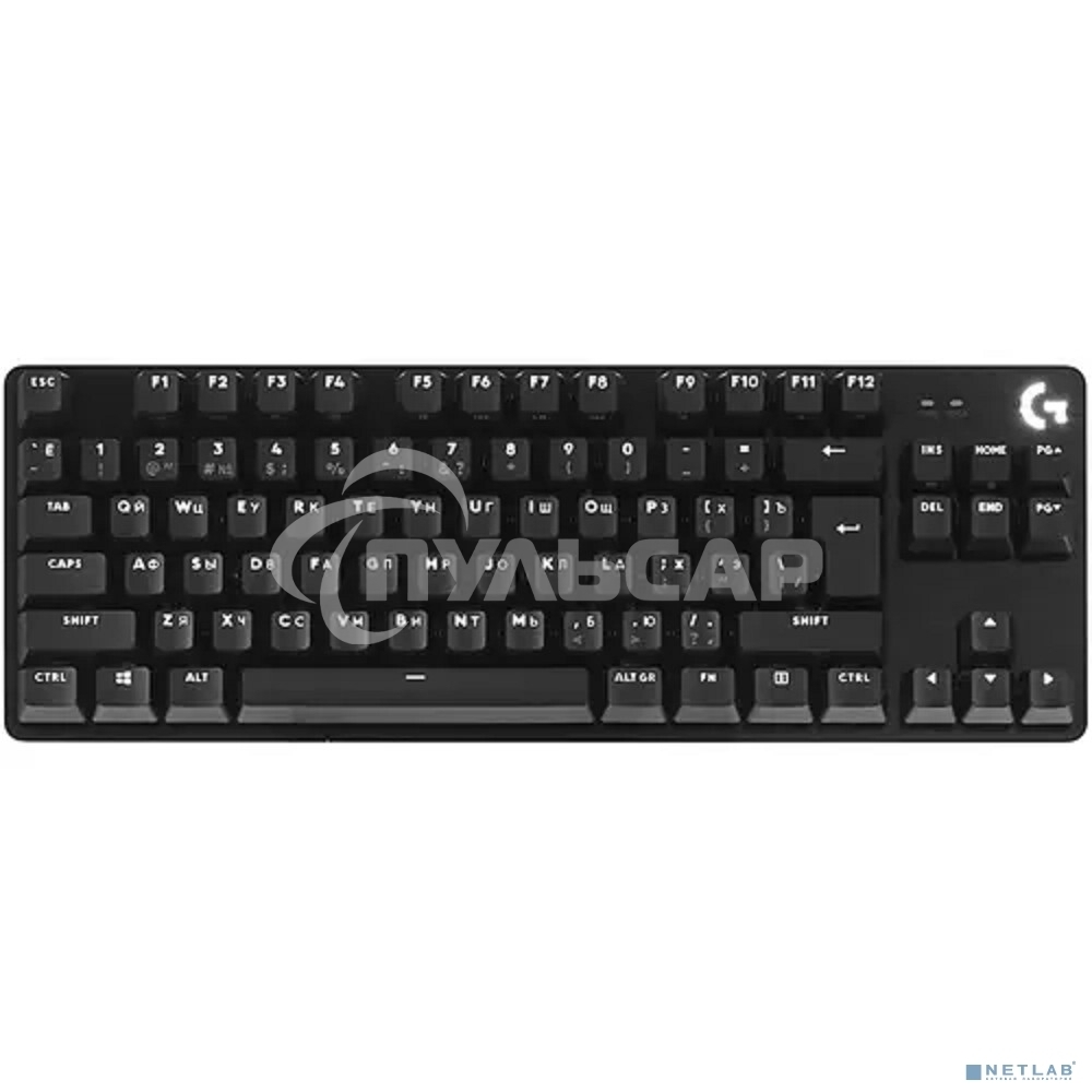 Клавиатура проводная Logitech Gaming Keyboard G413 TKL SE Mechanical - RUS - USB - TACTILE SWITCH черный