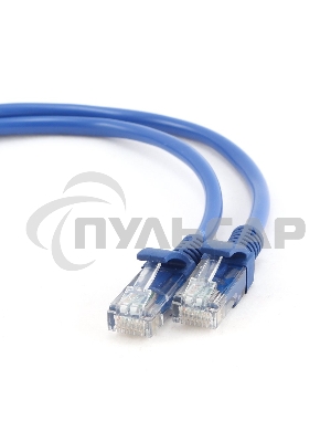 Патч-корд FTP Cablexpert кат.5e, 2м, литой, многожильный (синий)
