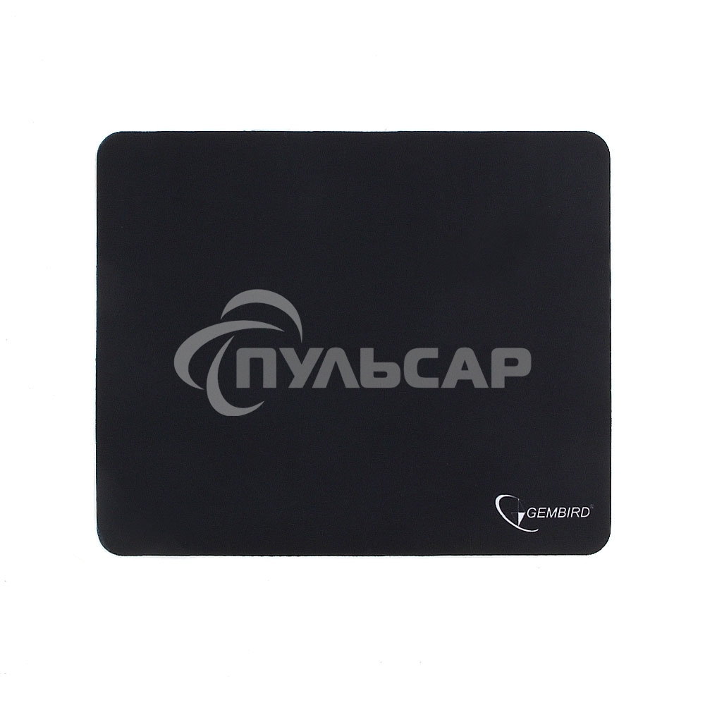 Коврик для мыши Gembird MP-BLACK, черный, размеры 250*200*2мм, полиэстер/резина