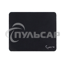 Коврик для мыши Gembird MP-BLACK, черный, размеры 250*200*2мм, полиэстер/резина
