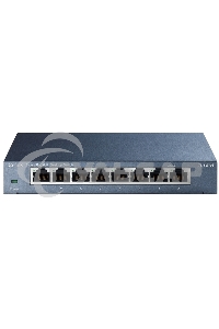 Коммутатор TP-Link SMB TL-SG108 8-port Desktop Gigabit Switch, 8 10/100/1000M RJ45 ports,metal case