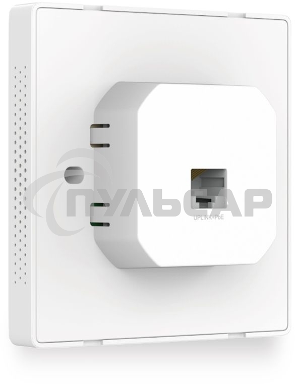 Точка доступа TP-Link Omada AC1200 wireless MU-MIMO Gigabit wall-plate Access Point, 1 Gigabit downlink port, 1 gigabit uplink port, 802.3af/at PoE in, wall plate mounting, support standalone mode and controlled by Omada SDN controller (Software/hardware/