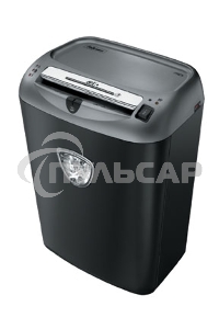 Шредер Fellowes Powershred 75Cs FS-46750 (FS-4675001/FS-4675002) авт., 3.9х50мм, 12лст., 27лтр., уничтожает: скобы, карты, скрепки, CD, селектор кол-ва листов