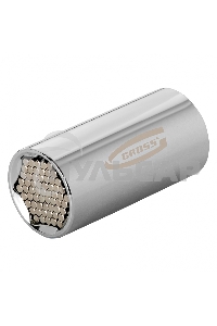 Головка GROSS 13190торцевая многоразмерная (11-32мм) под квадрат 1/2'' crv хромир.