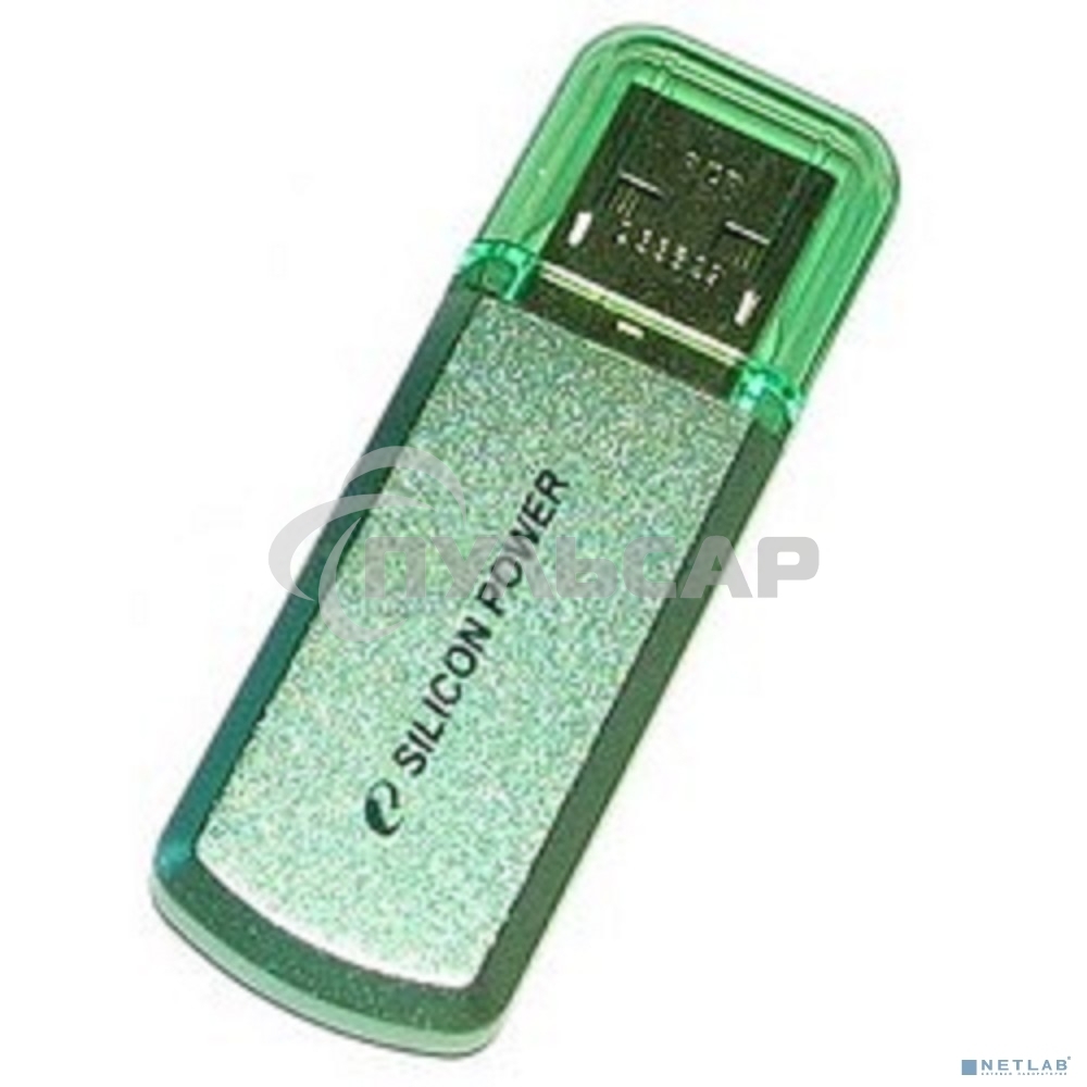 Флешка USB R/W Silicon Power R/W 8Gb Helios 101 SP008Gb,UF2101V1N USB 2.0 зеленый