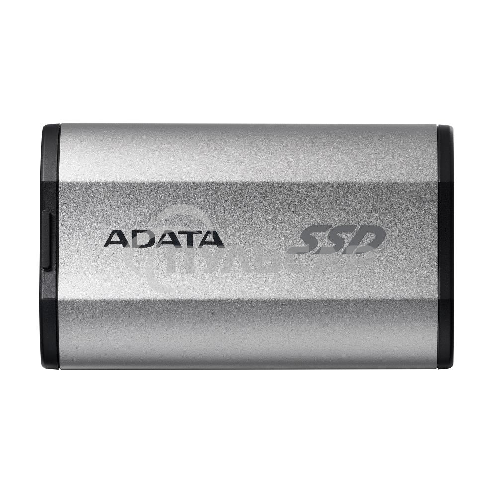 Внешний SSD ADATA SD810, 4TB, USB 3.2 Gen 2x2 Type-C, R/W 2000/2000, серебристый