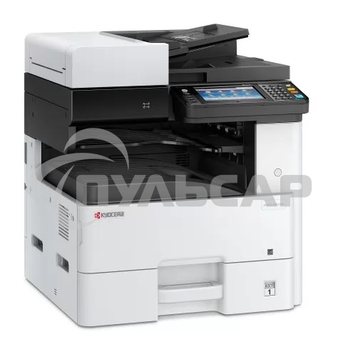 МФУ лазерное Kyocera Ecosys M4132idn (1102P13NL0), A3, ч/б, печ. до 32 стр/мин. (А4) до 17 стр/мин. (А3), скан. до 50 стр/мин., 1200 x 1200 dpi (печать) 600x600dpi (скан.), USB, RJ-45, NFC, Air Print, Mopria