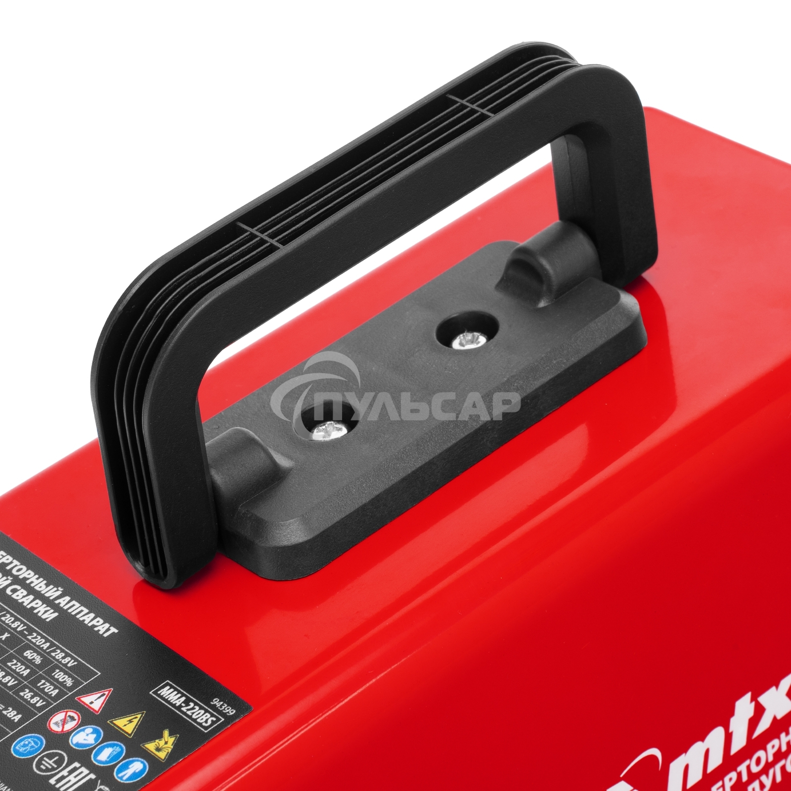 Инверторный аппарат дуговой сварки MMA-220BS, 220 А, ПВ 60% MTX