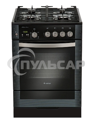 Плита газовая Gefest ПГ 6500-03 0044 черный, конфорок 4 шт, духовка 52 л, 60 см x 85 см x 60 см