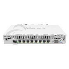 Маршрутизатор Mikrotik CCR1009-7G-1C-PC with Tilera Tile-Gx9 CPU (9-cores, 1Ghz per core), 1Gb RAM, 7xGbit LAN, 1x Combo port (1xGbit LAN or SFP), RouterOS L6, passive cooling desktop enclosure, rackmount ears, PSU